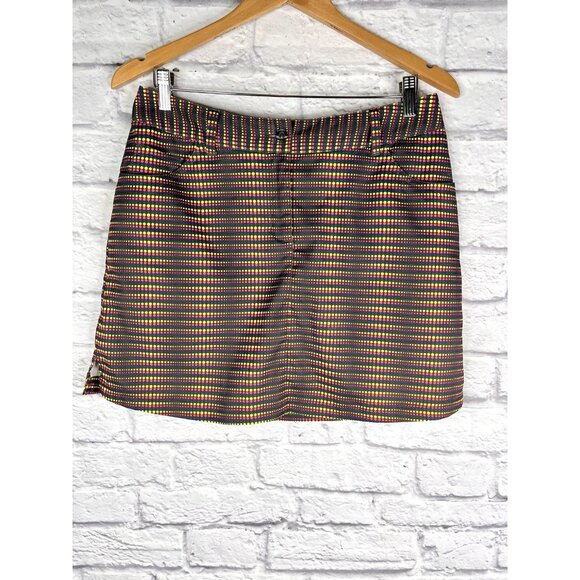 Slazenger Pants - SLAZENGER Women's Gray Multi-Color Dot Golf Active Skort Size 6